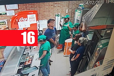 VÍDEO - ASSALTANTE É FLAGRADO RENDENDO CLIENTES E FUNCIONÁRIOS DO SUBWAY - News Rondônia