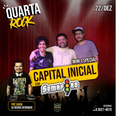QUARTA ROCK - Venha confraternizar com seus amigos no Grego Original e aproveite as vantagens do Camarote Open Chopp - News Rondônia