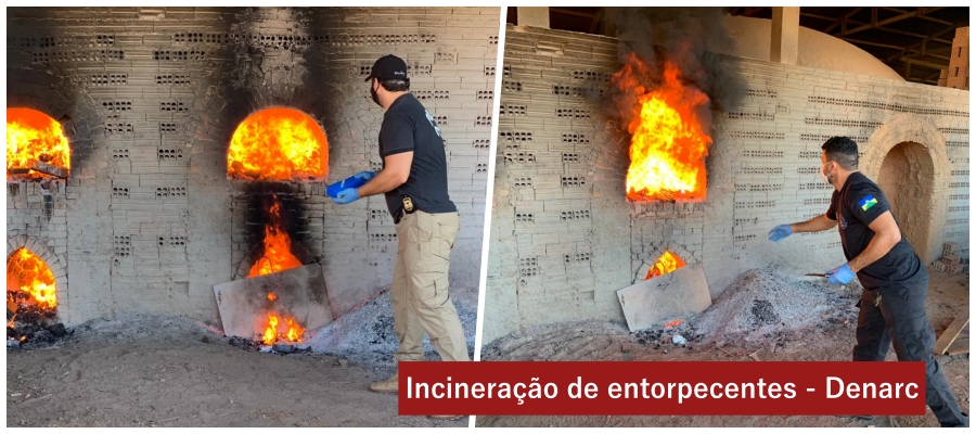 Denarc faz incineração de 167kg de drogas apreendidas na Operação Narco Brasil - News Rondônia