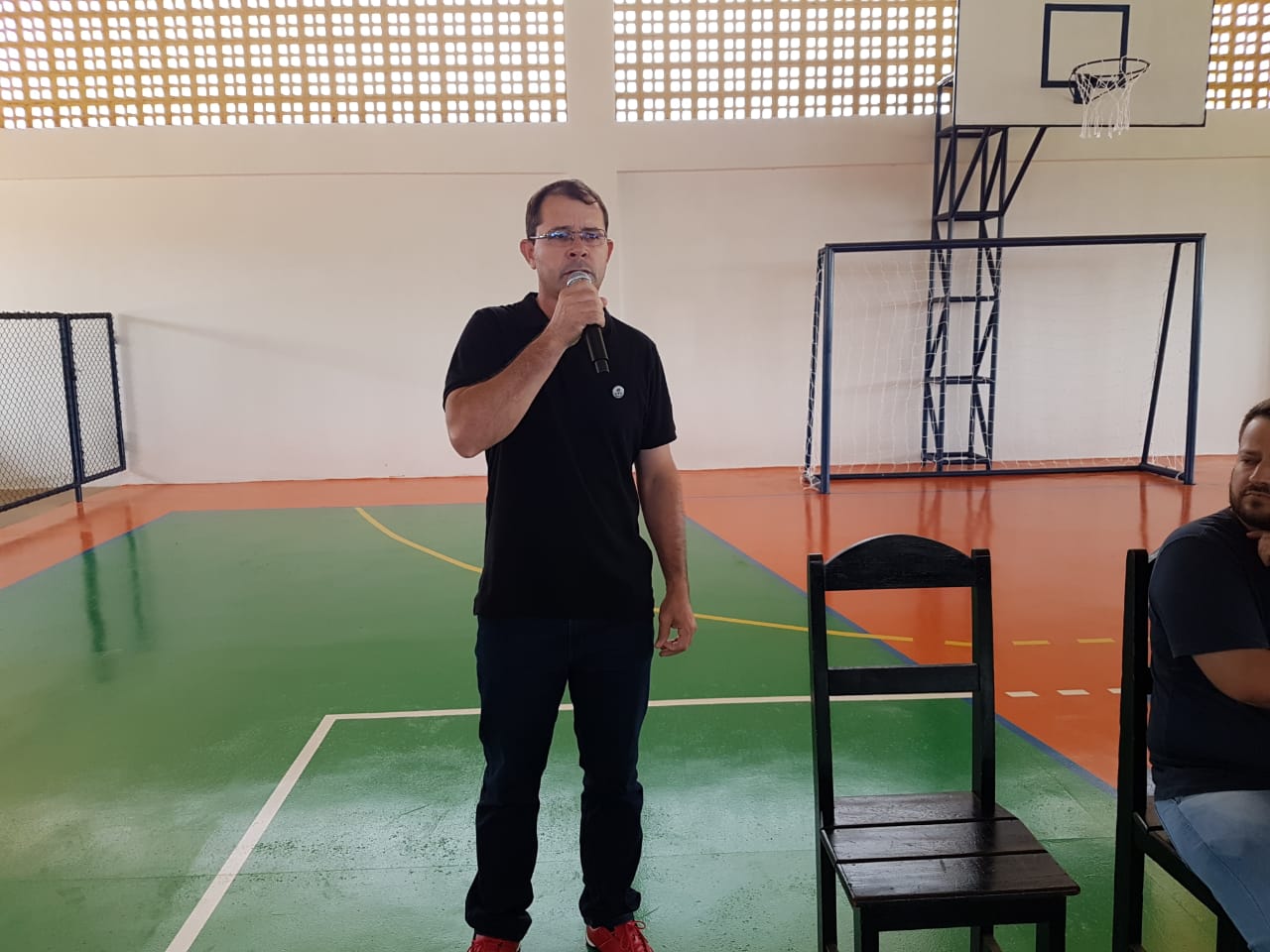 PREFEITURA DE ROLIM DE MOURA INAUGURA QUADRA POLIESPORTIVA NA ESCOLA POLO JOSÉ VERÍSSIMO - News Rondônia