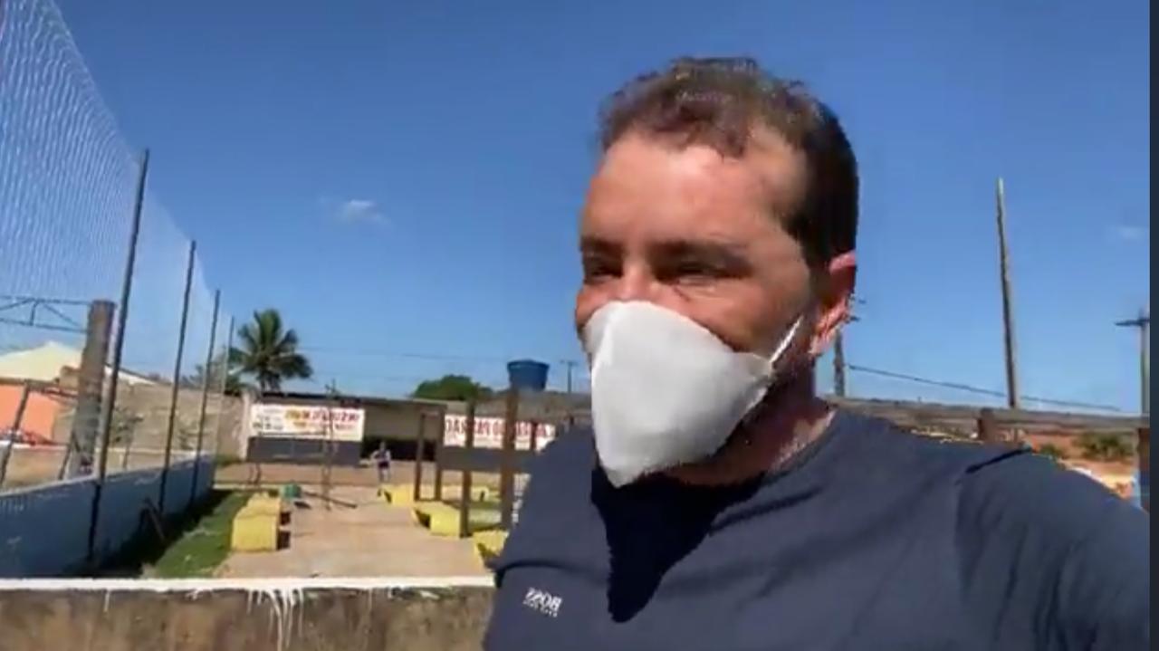 PREFEITO HILDON CHAVES VISTORIA OBRAS DA PRAÇA DO PARQUE CEARÁ - News Rondônia
