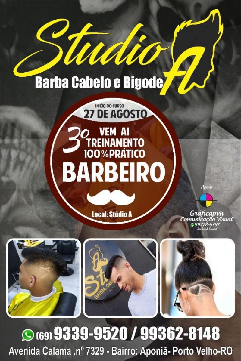 TREINAMENTO PRÁTICO PARA BARBEIROS SERÁ INICIADO NO DIA 27 DE AGOSTO - News Rondônia