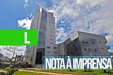 NOTA À IMPRENSA - ALE RO - News Rondônia