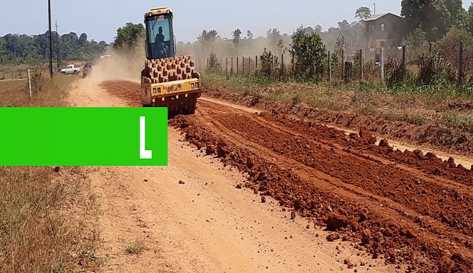 SEMAGRIC FAZ ENCASCALHAMENTO DA ESTRADA TRANSPURUS E RAMAIS - News Rondônia