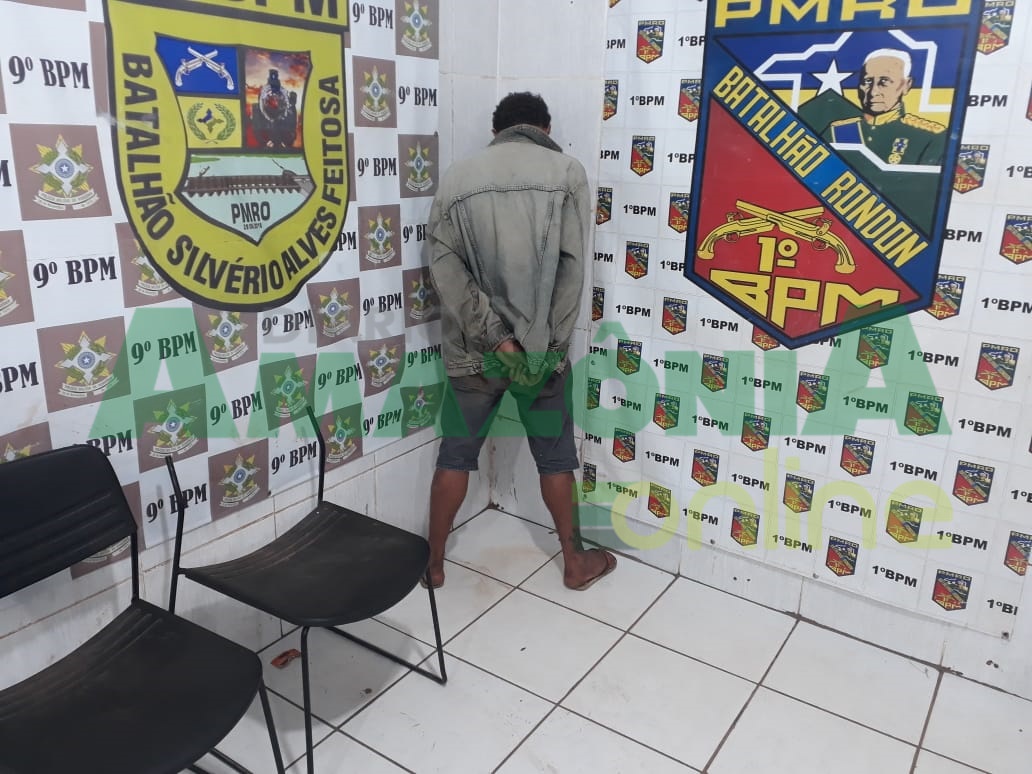 MORADOR DE RUA É PRESO AO ROUBAR FIOS ELÉTRICO NO BAIRRO EMBRATEL - News Rondônia