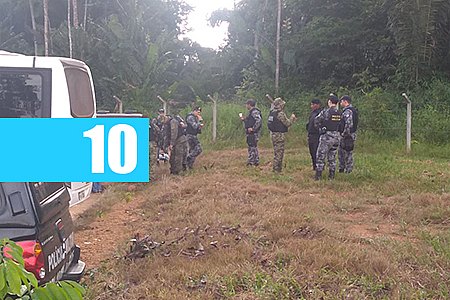 POLICIAIS MILITARES VOLTAM PARA A MATA EM BUSCA DE SUSPEITOS - News Rondônia