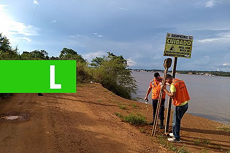 DEFESA CIVIL INICIA SINALIZAÇÃO DE ÁREAS COM RISCOS DE DESABAMENTO E DESLIZAMENTO NA CAPITAL - News Rondônia
