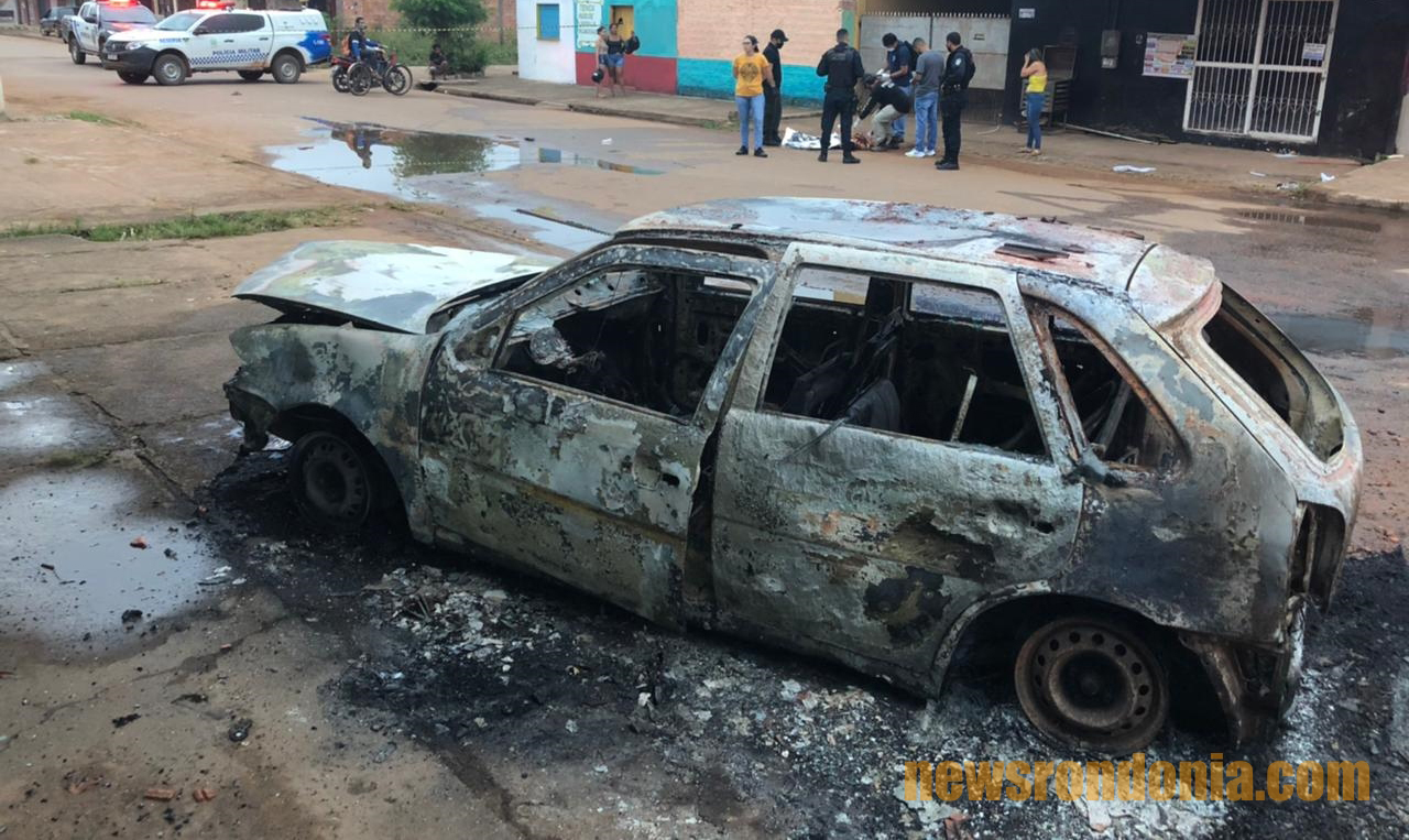 Haitiano é preso após matar homem e tem o carro incendiado na zona leste de Porto Velho - News Rondônia