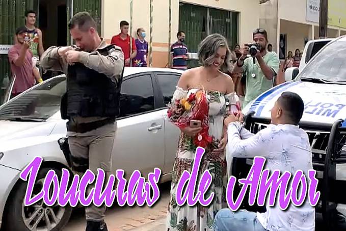 Homem fura blitz da PM para pedir namorada em casamento - VEJA VÍDEO - News Rondônia