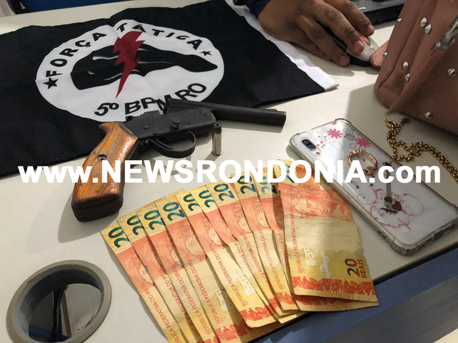 Polícia prende homem e travesti com arma caseira durante abordagem de rotina - News Rondônia