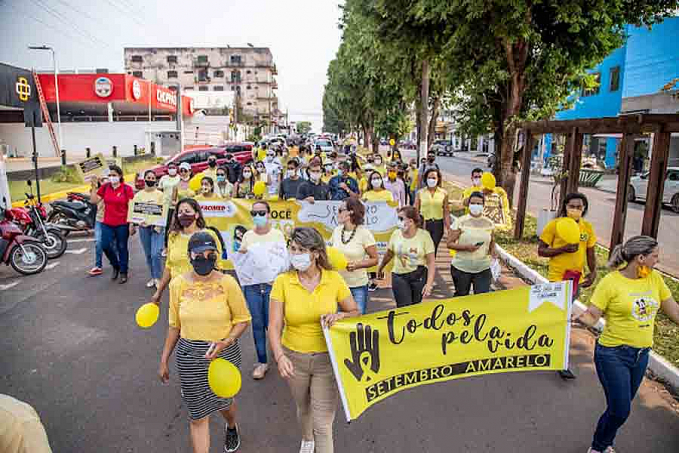 UNIFACIMED participa de caminhada em prol do setembro amarelo - News Rondônia