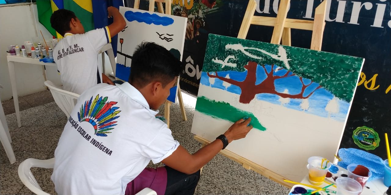OBRAS DE ARTE DO CONCURSO 'RONDÔNIA E SUAS BELEZAS NATURAIS' ESTÃO EM EXPOSIÇÃO NA CASA DE CULTURA IVAN MARROCOS, EM PORTO VELHO - News Rondônia