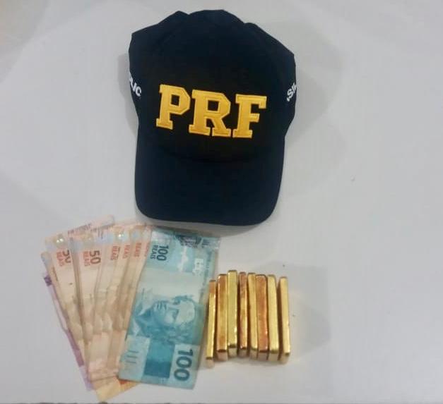 PRF PRENDE HOMEM REALIZANDO TRANSPORTE ILEGAL DE OURO - News Rondônia