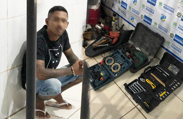 ORGULHO DO MADEIRA - Jovem é preso com moto roubada, droga e armas em residencial - News Rondônia
