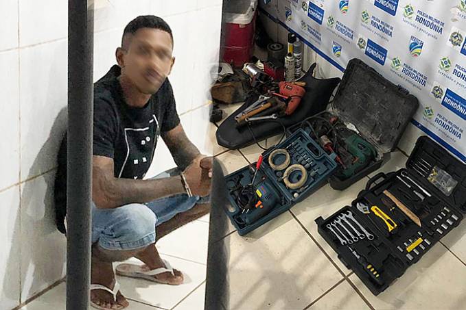 ORGULHO DO MADEIRA - Jovem é preso com moto roubada, droga e armas em residencial - News Rondônia