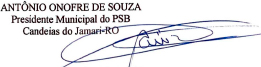 PSB: Edital de convocação para convenção municipal eleitoral de Candeias do Jamari - News Rondônia