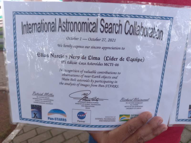 Jovens Rondonienses recebem certificado da NASA por encontrar asteroides - News Rondônia