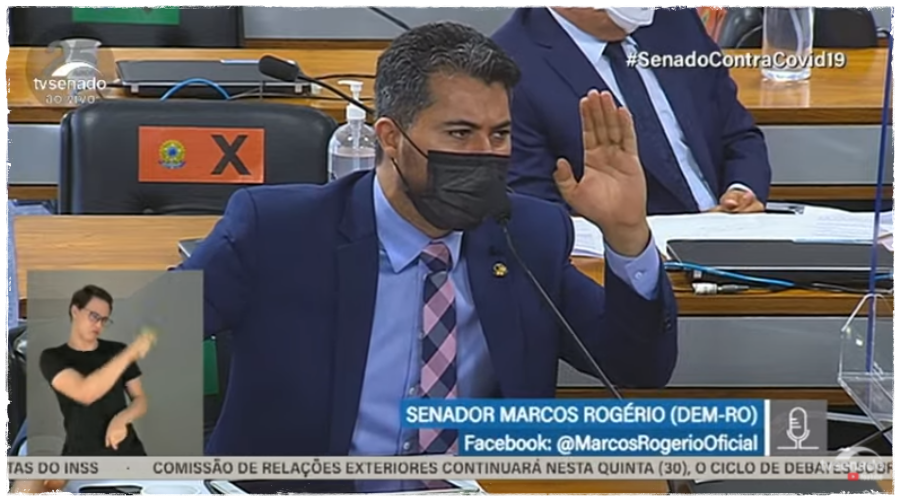 Advogada de médicos contesta Marcos Rogério na CPI da Covid e diz: 'o que estou dizendo tem fundamento, tem provas' - News Rondônia