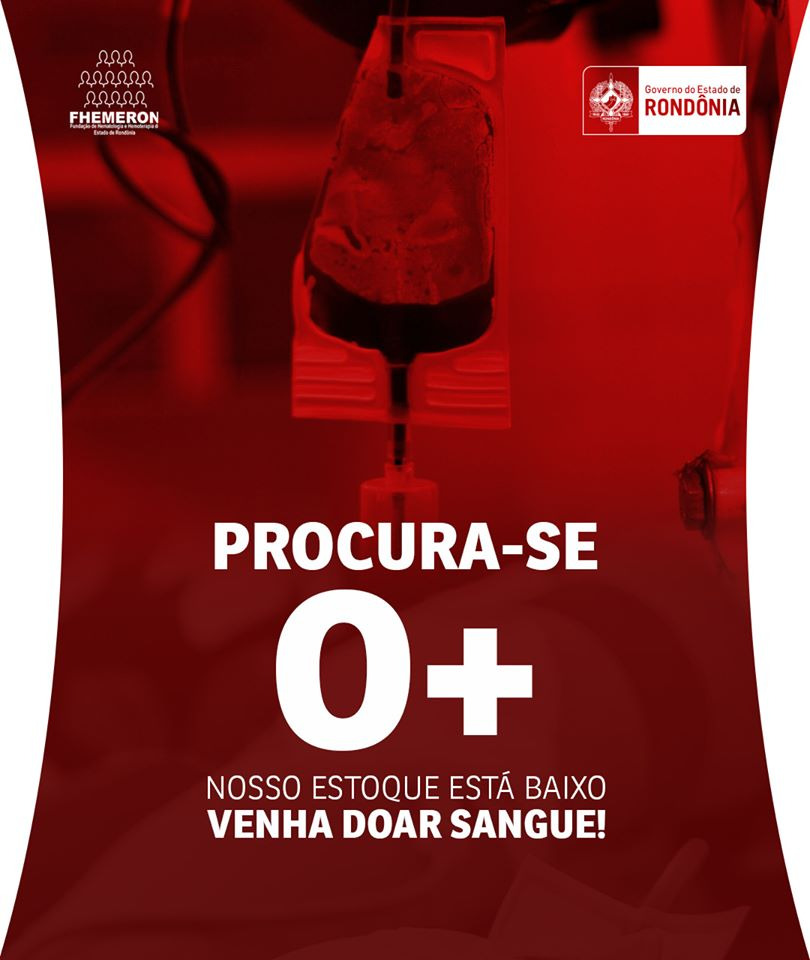 SANGUE 0 POSITIVO ZEROU; PROFESSORES E ESTUDANTES DA UNIR, SOLDADOS DO 5º BEC E CONTROLADORES DE VOO IRÃO DOAR - News Rondônia