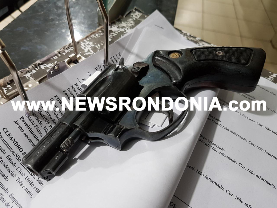 Dupla suspeita de assaltos na zona sul é presa com revólver - News Rondônia