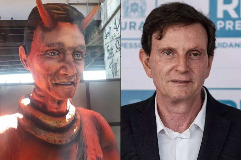 ESCOLA DE SAMBA NEGA QUE ALEGORIA DE DIABO TENHA ROSTO DE CRIVELLA - News Rondônia