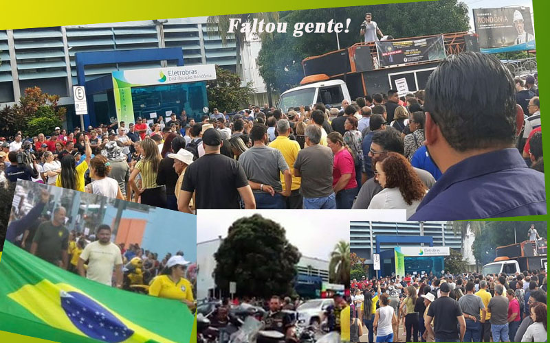 PROTESTO SÓ NAS REDES SOCIAIS E COM TEXTOS EIVADOS DE ERROS DE PORTUGUÊS: NAS RUAS, SÓ PARA FAZER FESTA COM A BANDA - News Rondônia