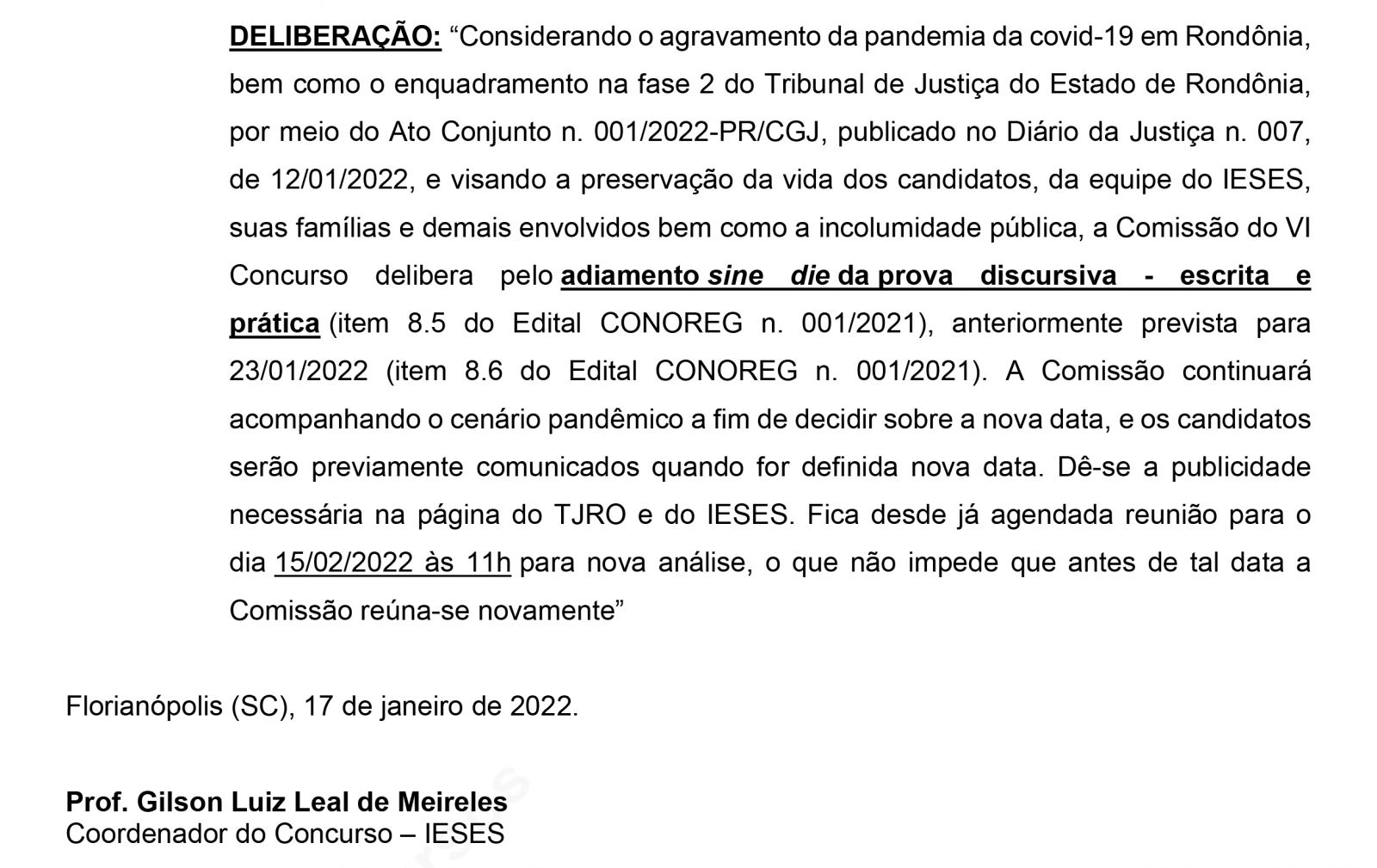 Avanço da Covid-19 em Rondônia força o adiamento das provas do Concurso de Outorga do TJ - News Rondônia