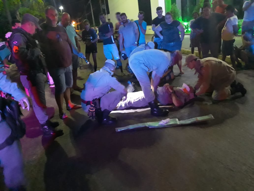 BOMBEIRO EM SERVIÇO É ATROPELADO NA FAIXA DE PEDESTRES - News Rondônia