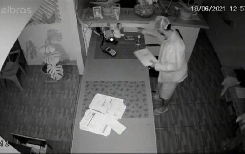 Ladrão furta plantas de comércios em Vilhena durante a madrugada - News Rondônia