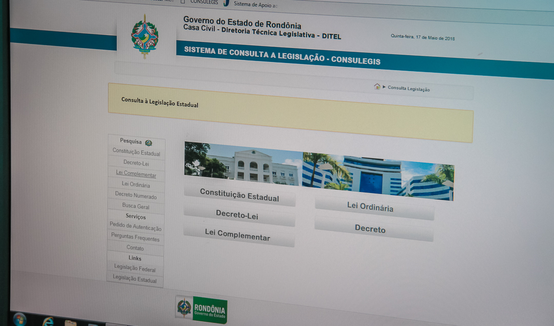 SALVO DA RUÍNA, ARQUIVO DE LEIS DO ESTADO DE RONDÔNIA É FONTE DE PESQUISA E REGISTRO DA HISTÓRIA - News Rondônia