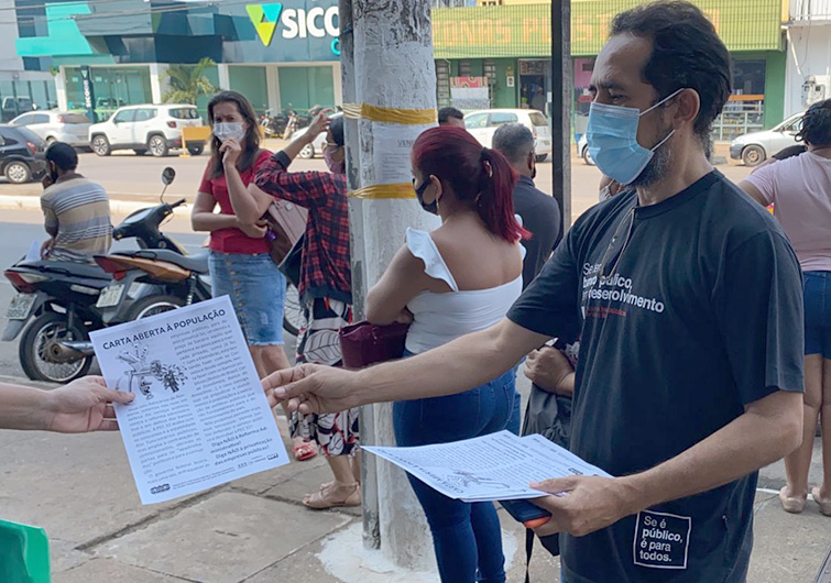 Sindicato vai às ruas contra a reforma administrativa e em defesa dos bancos públicos - News Rondônia