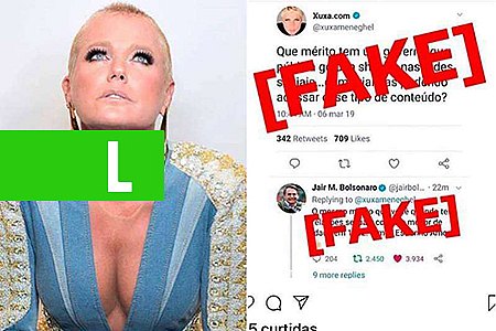 XUXA DESABAFA APÓS CONFUSÃO SOBRE POST PORNOGRÁFICO DE BOLSONARO - News Rondônia