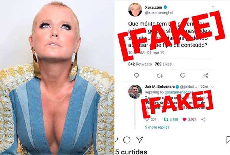 XUXA DESABAFA APÓS CONFUSÃO SOBRE POST PORNOGRÁFICO DE BOLSONARO - News Rondônia