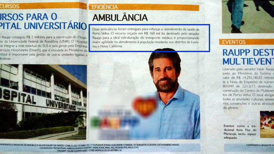 CADÊ AS AMBULÂNCIAS? RAUPP AFIRMA QUE DESTINOU AMBULÂNCIAS PARA OS DISTRITOS - News Rondônia