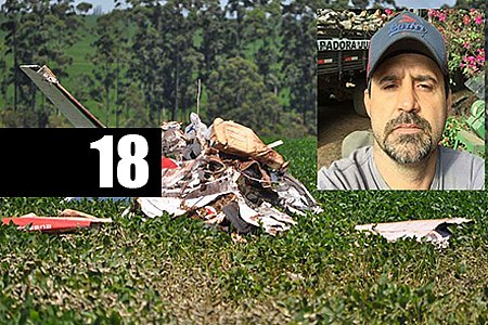 PILOTO MORRE DURANTE QUEDA DE AVIÃO EM CHAPADÃO DO SUL - News Rondônia