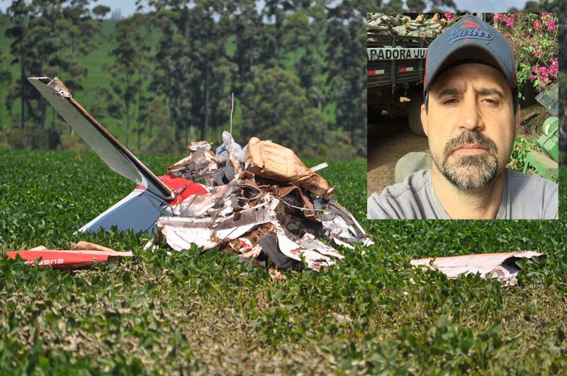 PILOTO MORRE DURANTE QUEDA DE AVIÃO EM CHAPADÃO DO SUL - News Rondônia