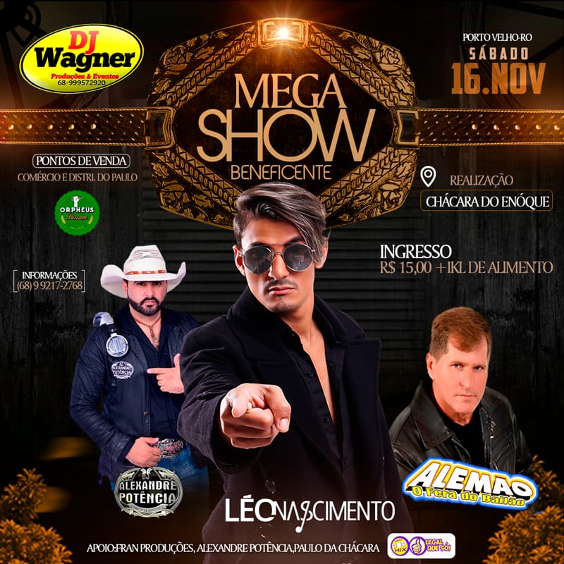 LÉO NASCIMENTO ANUNCIA SHOW EM PORTO VELHO APÓS QUATRO ANOS - News Rondônia