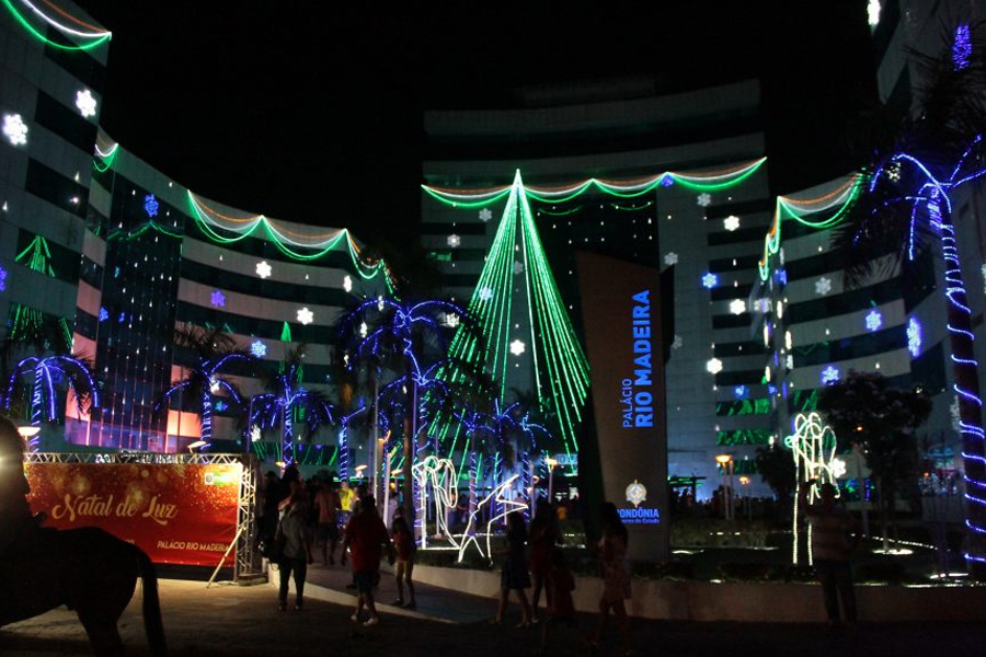 Abertura do 'Natal de Luz' no Palácio Rio Madeira em Porto Velho vai ser realizada nesta quarta-feira, 15 - News Rondônia