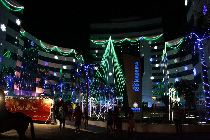 Abertura do 'Natal de Luz' no Palácio Rio Madeira em Porto Velho vai ser realizada nesta quarta-feira, 15 - News Rondônia