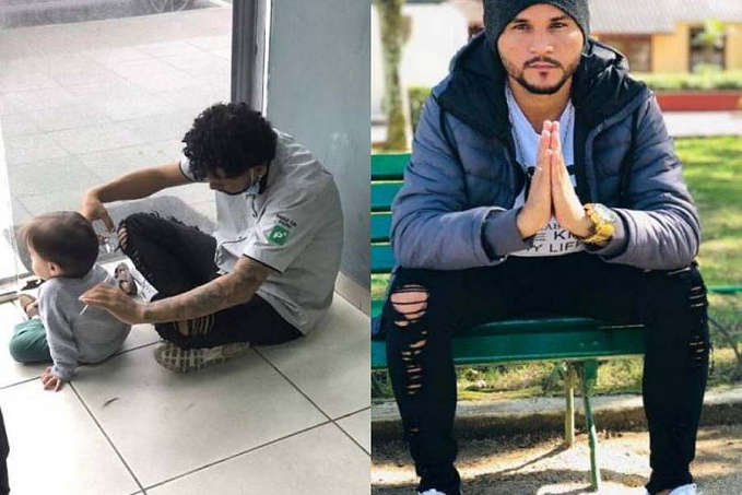 Barbeiro senta no chão para cortar cabelo de menino autista e vídeo viraliza - News Rondônia