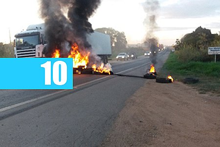 HOMEM EMBRIAGADO É PRESO PELA PRF APÓS ATEAR FOGO EM PNEUS NA RODOVIA - News Rondônia