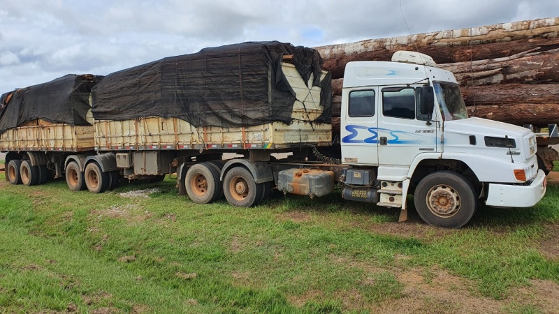 PRF apreende 45,30 m³ de madeira ilegal e autua condutor por crime ambiental em Ariquemes/RO - News Rondônia