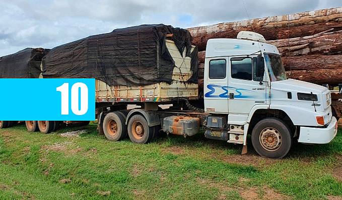 PRF apreende 45,30 m³ de madeira ilegal e autua condutor por crime ambiental em Ariquemes/RO - News Rondônia
