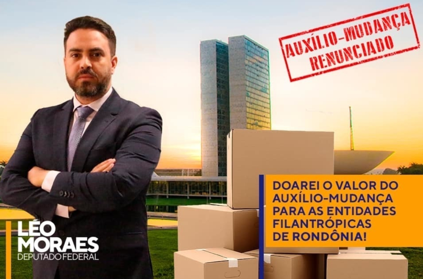 DEPUTADO LÉO MORAES LUTA PELO FIM DE PRIVILÉGIOS A DEPUTADOS NO CONGRESSO NACIONAL - News Rondônia