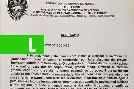 DELEGADO CITA 'CAGALANÇA GERAL' EM DESPACHO PARA SOLTAR PRESO; DOCUMENTO VIRALIZOU - News Rondônia