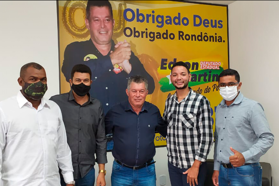 Deputado Estadual Edson Martins reafirma compromisso com os vereadores do interior - News Rondônia