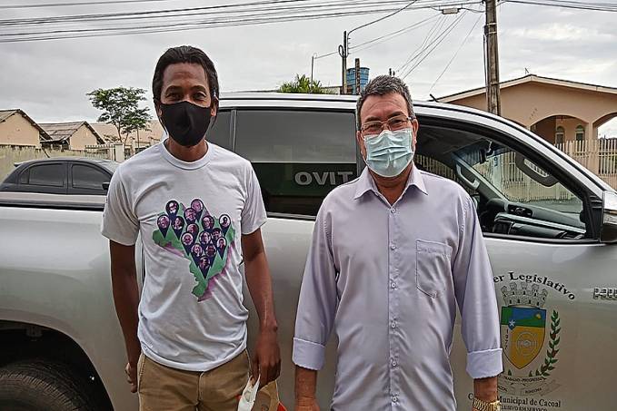 CACOAL: Luiz Fritz e Toninho do Jesus, da Comissão de saúde da Câmara, realizaram visitas técnicas na linha 14 em Divinópolis - News Rondônia