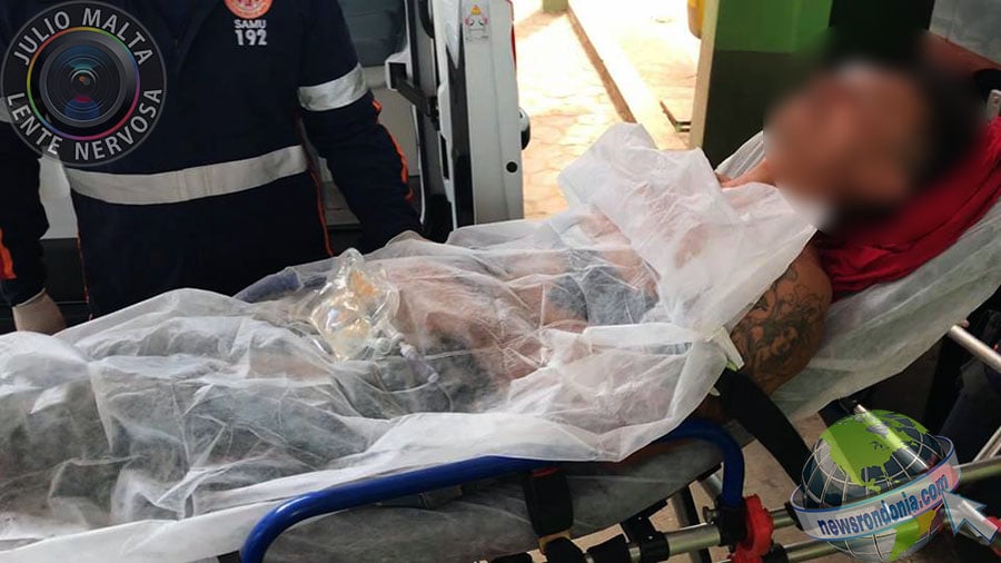 HOMEM É ESFAQUEADO PELO EX DE SUA ATUAL MULHER, NO BAIRRO JARDIM SANTANA - FOTO E VÍDEO - News Rondônia
