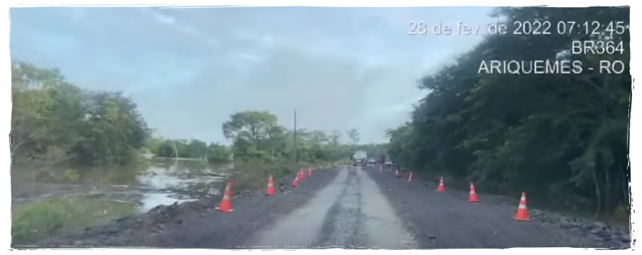 KM 540 da BR-364 em Rondônia está liberado - News Rondônia