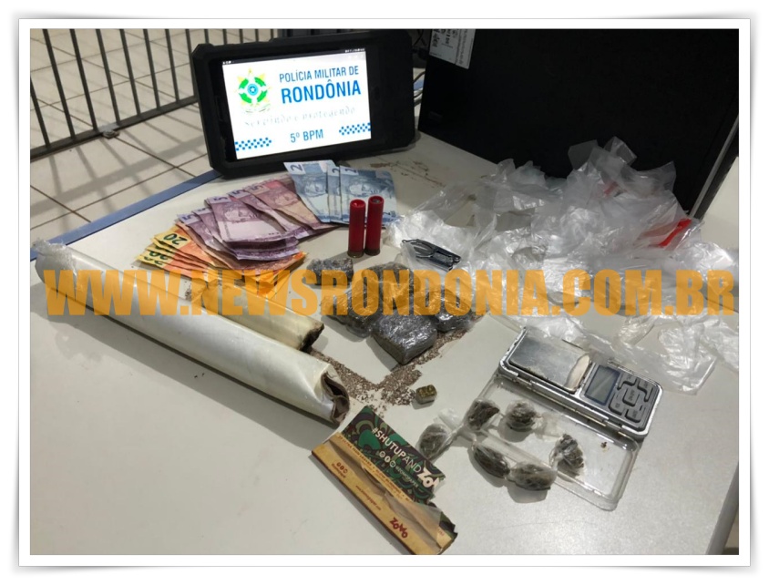 Jovem é flagrado com várias porções de maconha em boca de fumo na zona leste - News Rondônia